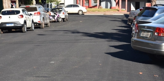 Programa Asfalto Bom é retomado com a recuperação das vias na região central de São Miguel do Iguaçu
