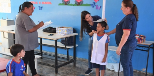 Programa Saúde na Escola realiza pesagem e avaliação alimentar dos alunos de São Miguel do Iguaçu