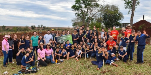 Projeto de reflorestamento tem mais uma etapa realizada em São Miguel do Iguaçu