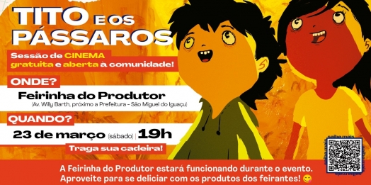 São Miguel do Iguaçu: Projetos selecionados pela Lei Paulo Gustavo começam a ser executados com exibição de cinema itinerante