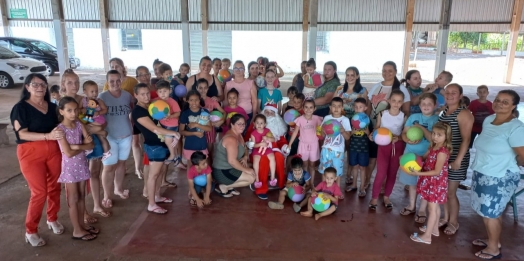 Provopar de Missal realiza entrega de brinquedos nas atividades da Pastoral da Criança