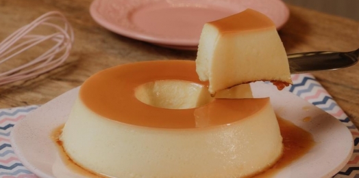 Pudim de Leite condensado na Airfryer