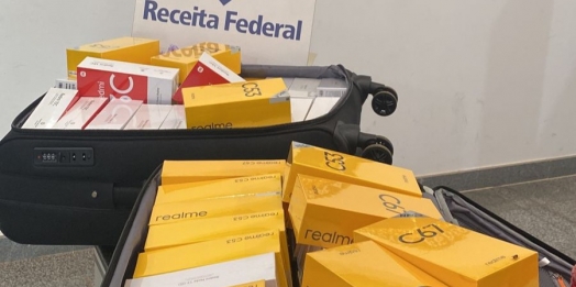 Receita Federal apreende 100 mil reais em mercadorias no Aeroporto Internacional de Foz do Iguaçu