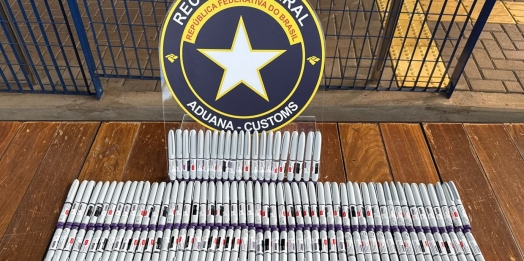 Receita Federal apreende 126 canetas injetáveis de medicamento usado para emagrecimento