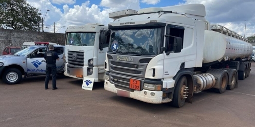 Receita Federal apreende 52 mil litros de combustível sem documentação no oeste do Paraná