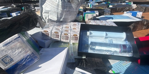 Receita Federal apreende caminhão com carga de contrabando avaliada em R$500mil na Ponte da Amizade