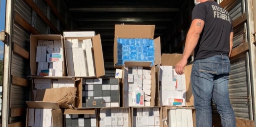 Receita Federal apreende carga de 1,5 milhão de reais