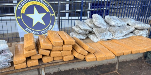 Receita Federal apreende drogas em fiscalização na BR-277, em São Miguel do Iguaçu