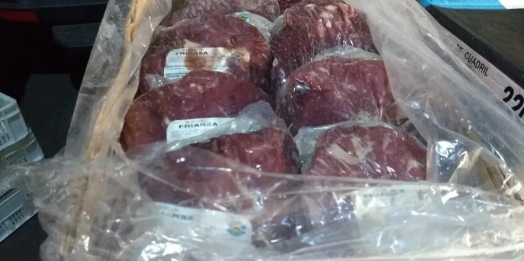 Receita Federal apreende uma tonelada de picanha, alcatra e bife ancho contrabandeada em Foz do Iguaçu