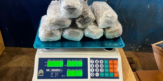 Receita Federal localiza quase 14 kg de substâncias análogas à maconha e ao haxixe durante vistoria