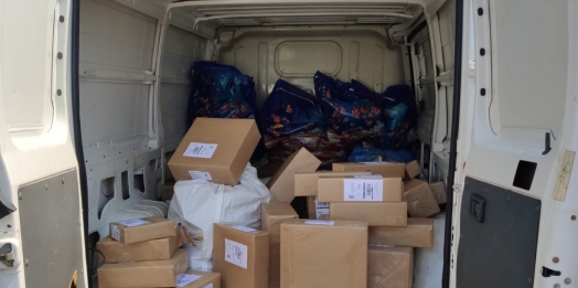 Receita Federal retém cerca de 100 volumes com mercadorias irregulares em caminhões de e-commerce