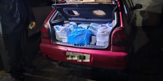 Receita Federal retém cinco veículos com mercadorias estrangeiras irregulares na Ponte Internacional da Amizade