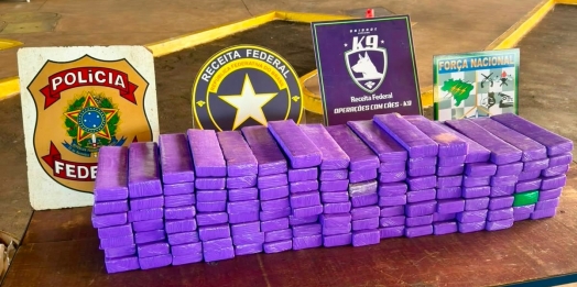 Receita Federal retém mais 100 kg de substância análoga à maconha na Aduana da Ponte Internacional da Amizade