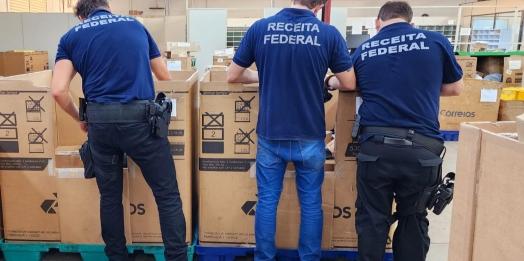 Receita Federal retém mais de 370 volumes de mercadorias irregulares