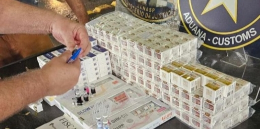 Receita Federal retém medicamentos irregulares na Ponte Internacional da Amizade