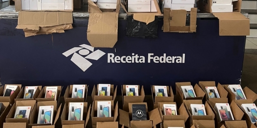 Receita Federal retém mercadorias sem documentação legal em posto da PRF