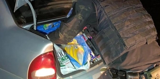 RF retém veículo carregado com equipamentos de fibra óptica em São Miguel do Iguaçu