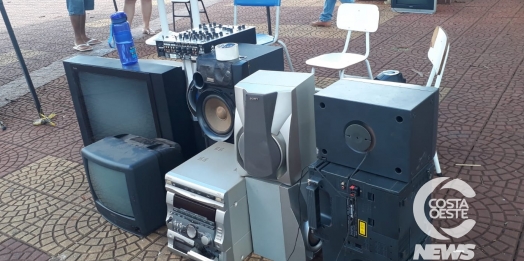 Recolha de eletroeletrônicos prossegue até sexta-feira em Medianeira