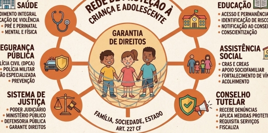 Rede de Proteção à Criança e Adolescente se reúne com integrantes do 14º Batalhão da Polícia Militar