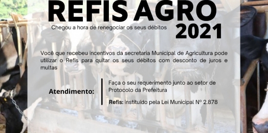 Refis: agricultores de Santa Helena têm até amanhã para quitar débitos com desconto de juros e multas