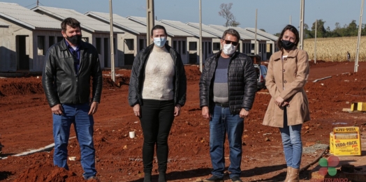 Representantes da Itagiba estiveram acompanhando as obras do Loteamento Esperança em Missal