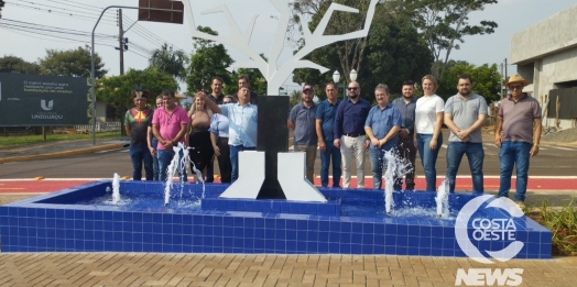 Revitalização do Canteiro Central da Avenida Willy Barth é inaugurada em São Miguel do Iguaçu
