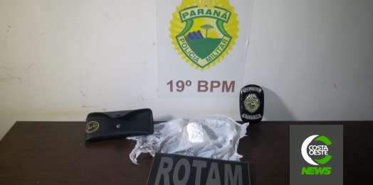 ROTAM apreende cocaína e detém duas passageiras de taxi em Santa Helena