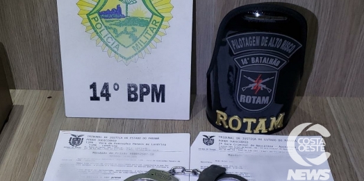 ROTAM cumpre mandado de prisão no Jardim Bela Vista, em São Miguel do Iguaçu
