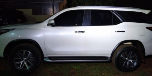 ROTAM de Matelândia recupera Hilux furtada e prende duas pessoas em Céu Azul