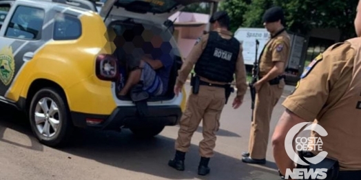 ROTAM detém adolescentes que tentaram roubar celular em Medianeira