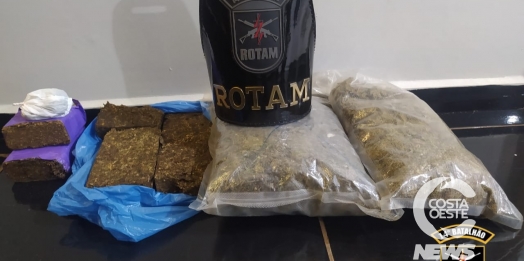 ROTAM prende homem com drogas em Itaipulândia durante Operação Verão
