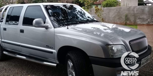 S-10 é furtada próximo a igreja matriz, em Santa Helena