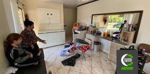 Salão de Beleza é alvo de assalto e prejuízo já passa dos R$ 4 mil em Medianeira