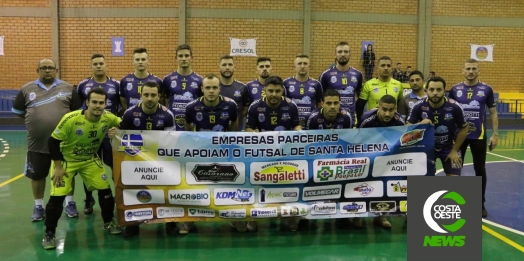 Santa Helena Futsal termina em 1º lugar da chave e se concentra para a próxima fase
