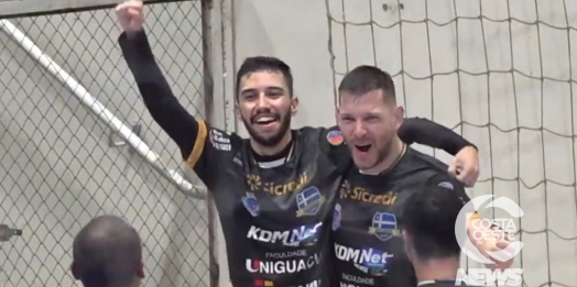 Santa Helena Futsal vence o Chopinzinho e larga na frente nas quartas da Copa Paraná