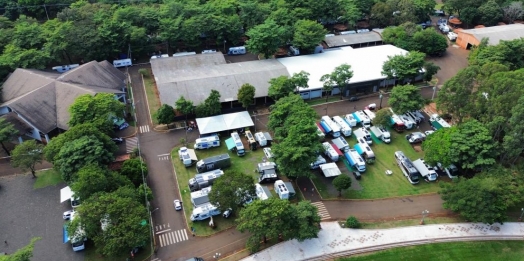 Santa Helena recebe encontro de Motorhomes promovido pelo Grupo Estradeiros do Paraná