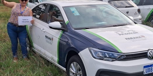 Santa Helena recebe veículo Zero Km para a Agência do Trabalhador