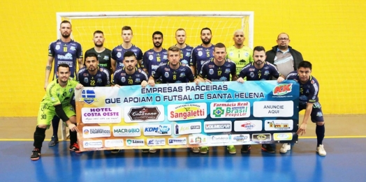 Santa Helena vence o Arapongas e estreia com o pé direito na terceira fase da Taça Bronze de Futsal