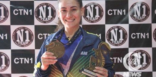 Santa-helenense Talita Kaul fatura seu quarto título pan-americano de Kickboxing