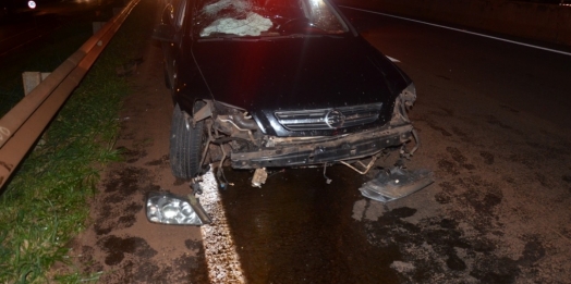 São Miguel do Iguaçu: Acidente na BR 277 em frente a Igreja Matriz é registrado na noite de ontem