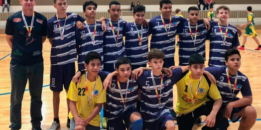 São Miguel conquista medalhas de ouro e prata na Copa Caramelo de handebol masculino
