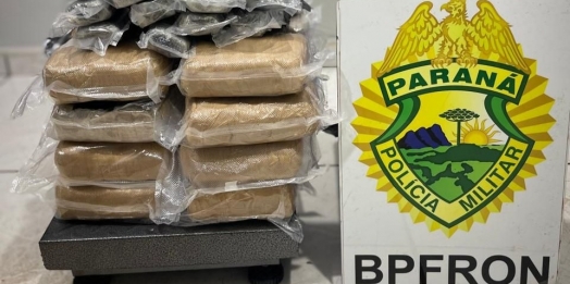 São Miguel do Iguaçu: BPFRON prende 2 mulheres e encaminha motorista de app transportando 15kg de Haxixe