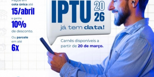 São Miguel do Iguaçu: Carnês do IPTU 2026 estarão disponíveis a partir desta sexta-feira (20)