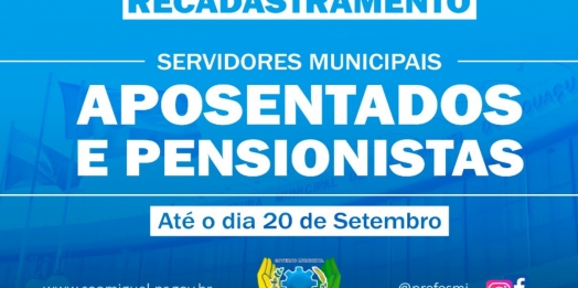 São Miguel do Iguaçu convoca aposentados e pensionistas para o recadastramento