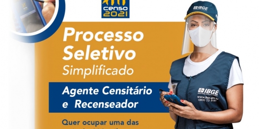 São Miguel do Iguaçu: IBGE disponibiliza vagas  para concurso do Censo Demográfico 2021