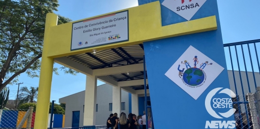 São Miguel do Iguaçu: Governo municipal realiza entrega  do Centro de Convivência para crianças em vulnerabilidade social