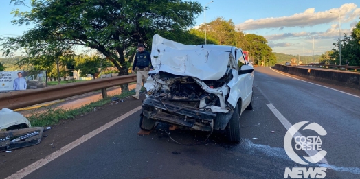 São Miguel do Iguaçu: colisão na BR-277 deixa uma vítima fatal
