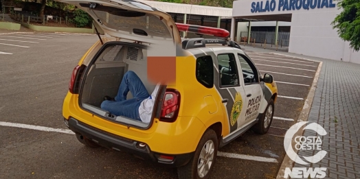 São Miguel do Iguaçu: Polícia Militar prende homem em flagrante por tentativa de furto