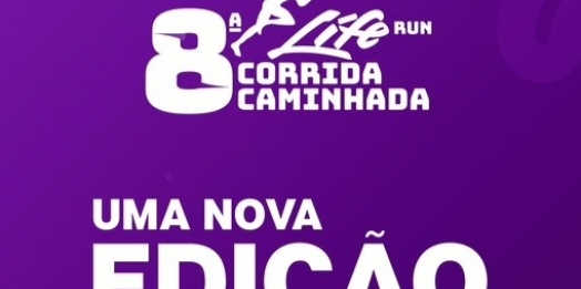 São Miguel do Iguaçu recebe a 8ª edição da tradicional corrida e caminhada Life Run em setembro