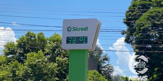 São Miguel do Iguaçu registra altas temperaturas e moradores buscam formas de se refrescar